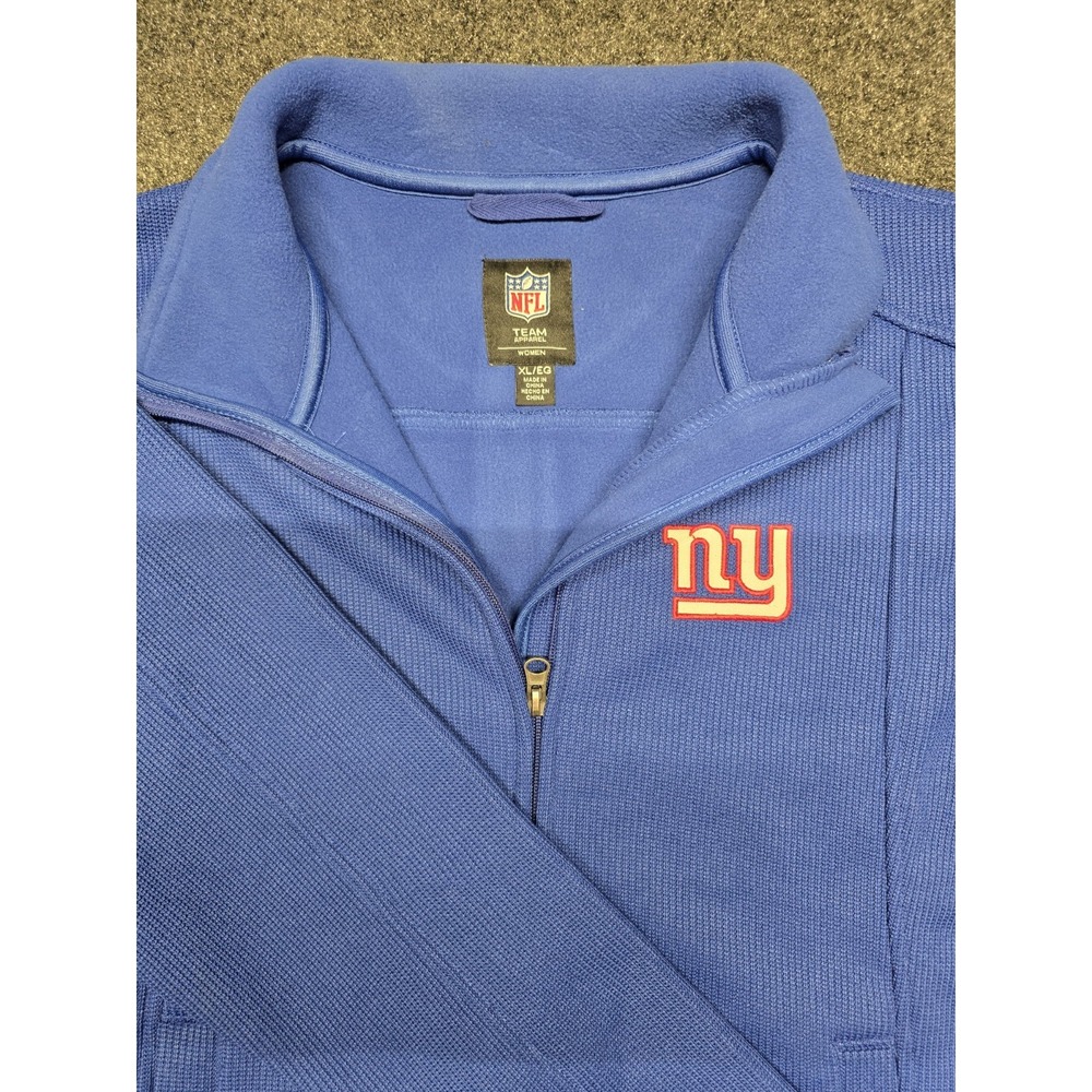 New With Tags NFL New York‎ Giants Team Apparel Full Zip Womans XL